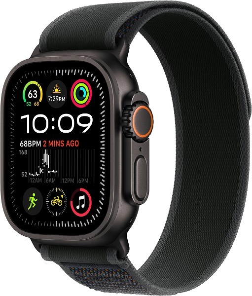 

Умные часы Apple, Черный;black titan, Watch Ultra 2 2024 49mm Black Titan Trail Loop Black S/M