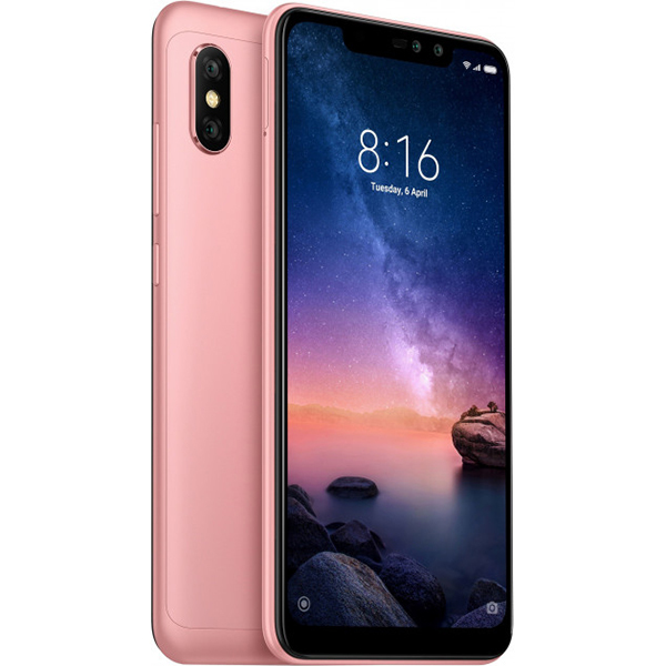 

Мобильный телефон Xiaomi, Redmi Note 6 Pro 3 32Gb EU Rose Gold