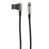 Кабель USB для Apple Lightning Red Line Loop 1м Черный