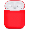 Силиконовый чехол для Apple AirPods 2 TPU Case Светло красный