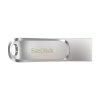 Флешка SanDisk Ultra Dual Drive Luxe 256Gb SDDDC4-256G-G46 Серебряная