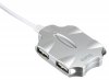 Разветвитель USB Buro BU-HUB4-0.5-U2.0-Candy Серебряный