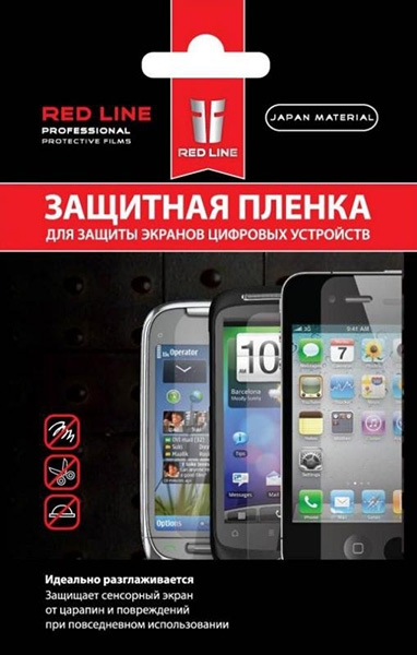 Защитная пленка для Microsoft Lumia 540 Red Line глянцевая