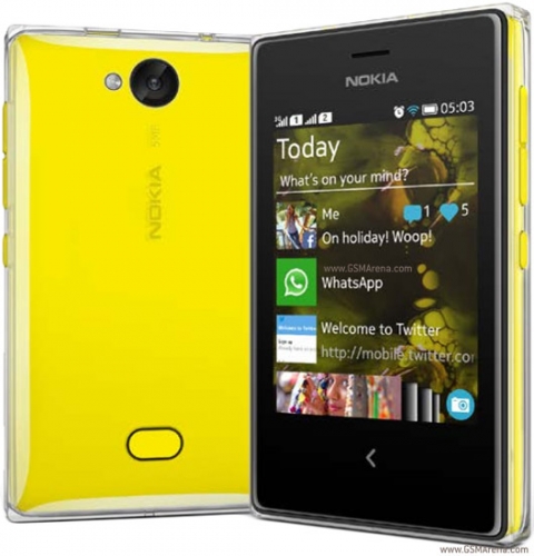 Nokia Asha 503 Dual Sim Yellow