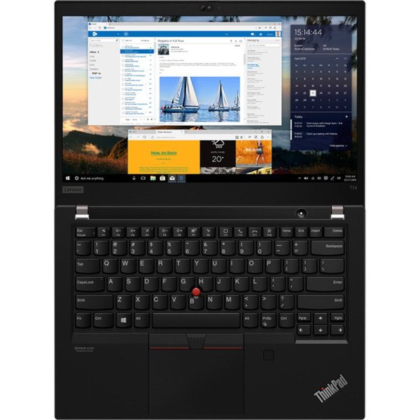 Ноутбук Lenovo ThinkPad T14 G1 Core i5 10210U 8Gb SSD512Gb NVIDIA GeForce MX450 14 IPS FHD 1920x1080 noOS black английская клавиатура, 20S1A0FUCD