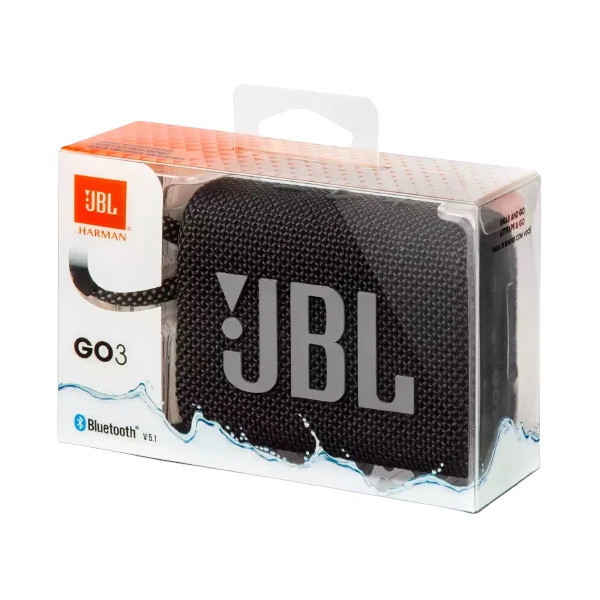 Портативная колонка JBL GO 3 JBLGO3BLKO Черная