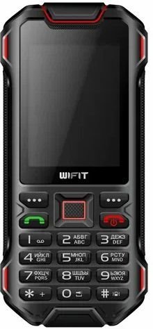 Телефон Wifit WIRUG F1 Black-Red