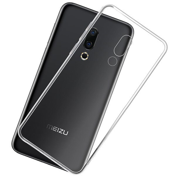 Силиконовый чехол для Meizu 16th TPU 1мм Прозрачный глянцевый