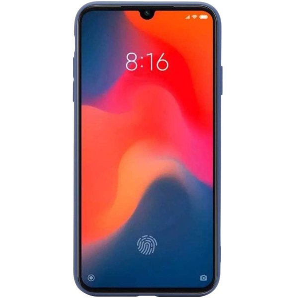 Силиконовый чехол для Xiaomi Mi9 SE TPU 1мм Синий матовый