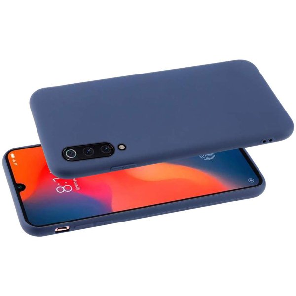 Силиконовый чехол для Xiaomi Mi9 SE TPU 1мм Синий матовый