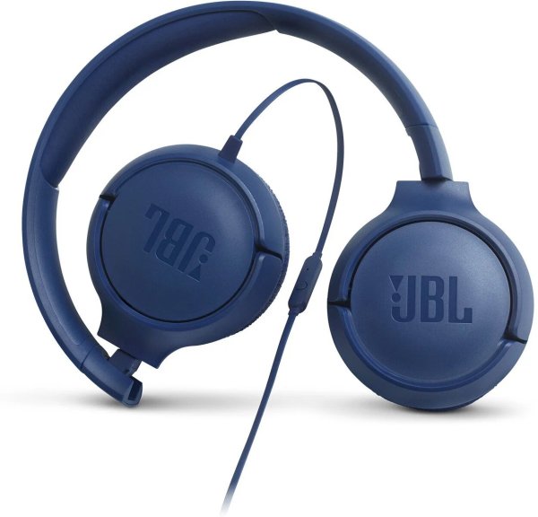 Наушники с микрофоном JBL T500 Синие