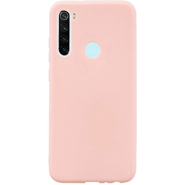 Силиконовый чехол для Xiaomi Redmi Note 8T TPU 1мм Розовый матовый