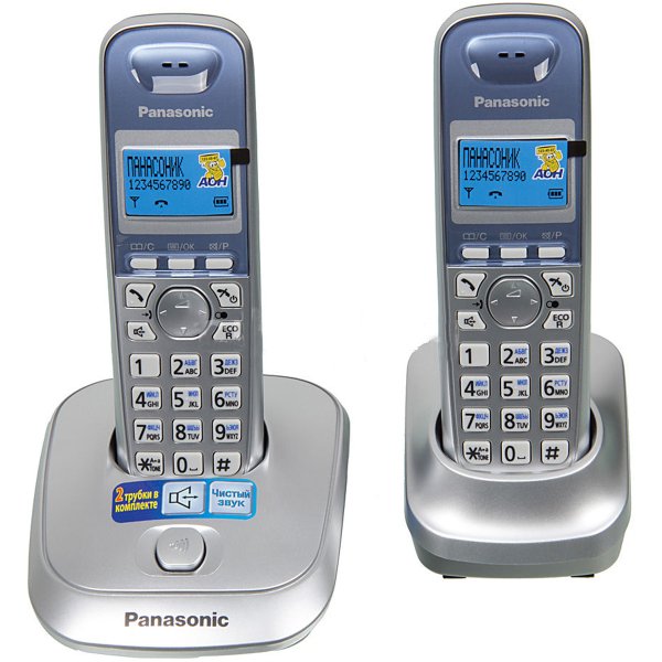 Радиотелефон Panasonic KX-TG2512 Серебряный