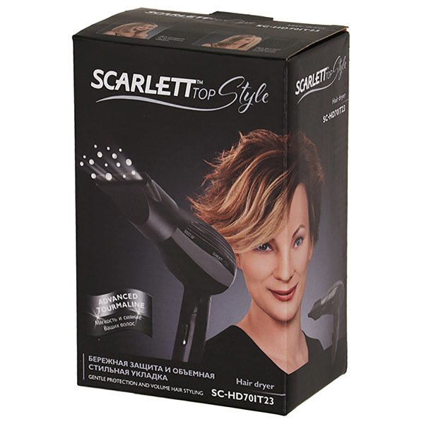 Фен Scarlett SC-HD70IT23 Черный