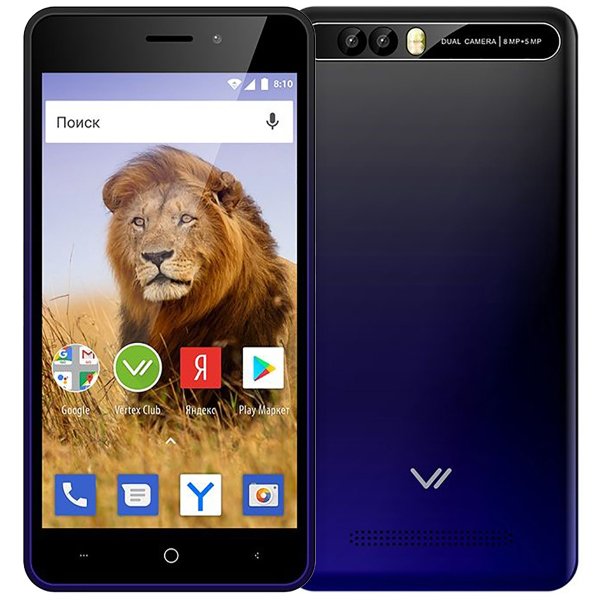 Vertex New Impress Lion Dual Cam Dark Blue