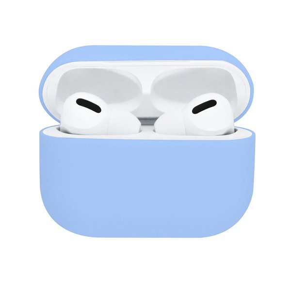 Силиконовый чехол для Apple Airpods Pro TPU Case Голубой