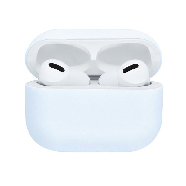 Силиконовый чехол для Apple Airpods Pro TPU Case Белый