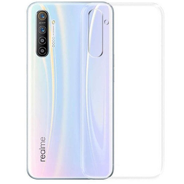 Силиконовый чехол для Realme XT TPU 1мм Прозрачный глянцевый