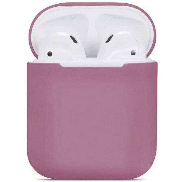 Силиконовый чехол для Apple AirPods 2 TPU Case Розовый