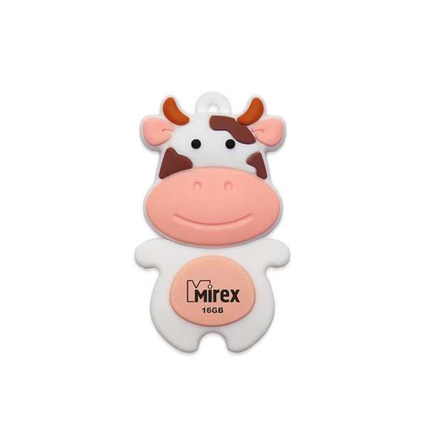 Флешка Mirex Cow USB 2.0 13600-KIDCWP16 16Gb Белая