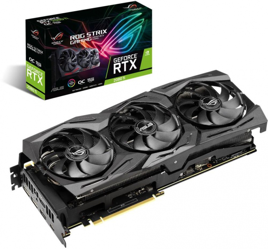 Видеокарта Asus ROG GeForce RTX 2080 Ti (ROG-STRIX-RTX2080TI-O11G-GAMING)