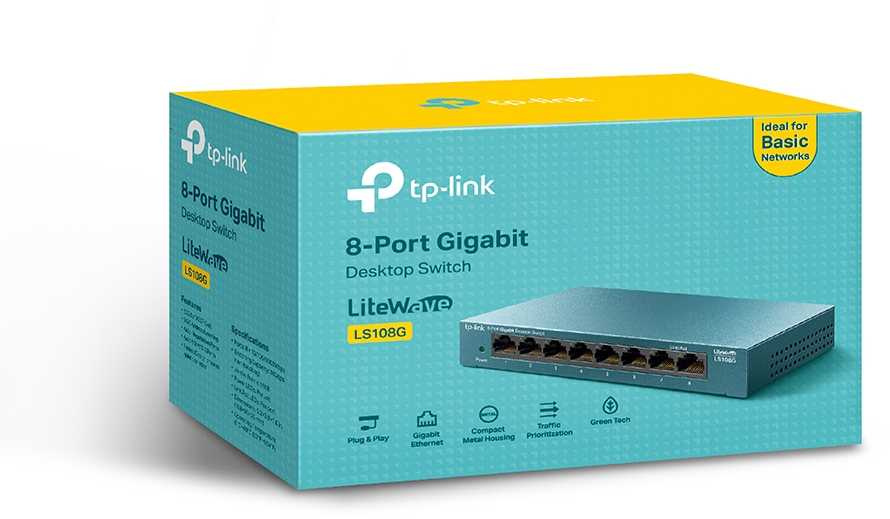 Коммутатор TP-Link LS108G