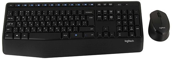 Клавиатура и мышь Logitech MK345 Черная