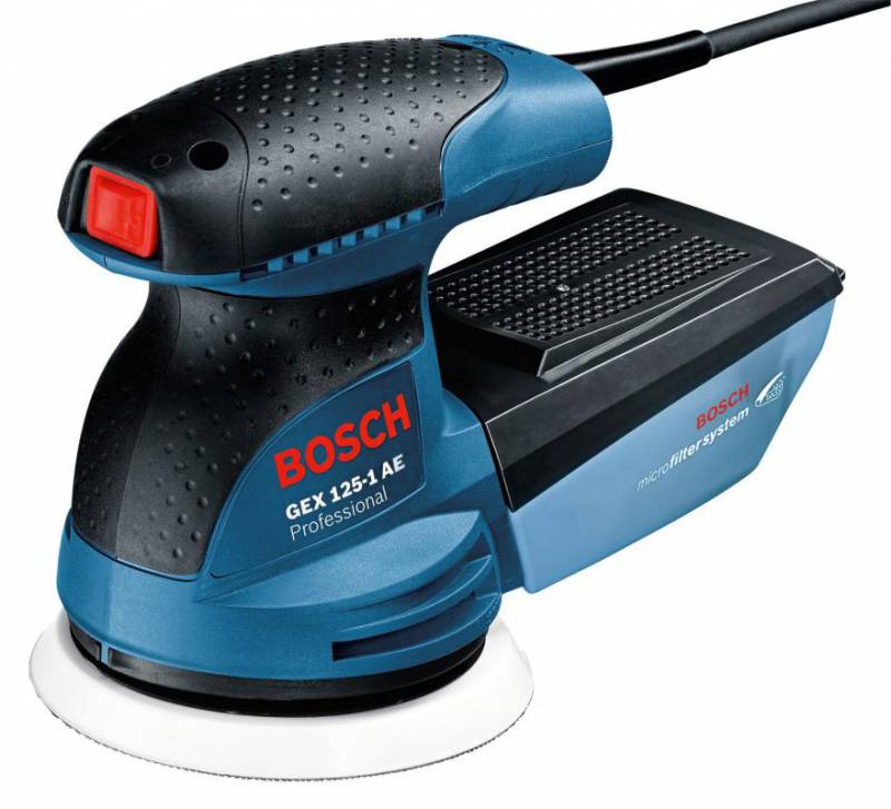 Эксцентриковая шлифмашина Bosch GEX 125 1 AE 250Вт