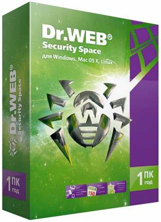 Антивирус Dr.Web Security Space 1PC 1Y BHW-B-12M-1-A3