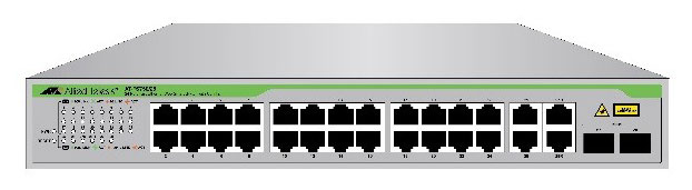 Коммутатор Allied Telesis AT FS750 28 50 Серый