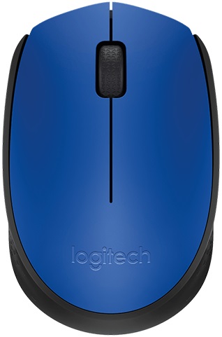 Мышь Logitech M171 оптическая беспроводная USB Синяя