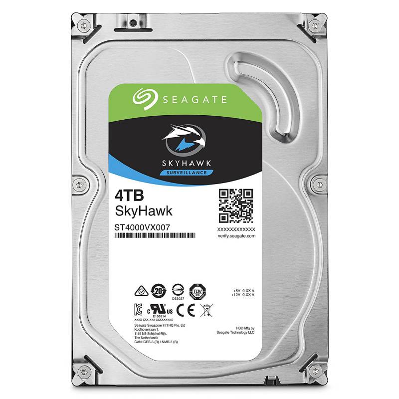 Жесткий диск(HDD) Seagate SkyHawk 4 Tb ST4000VX007