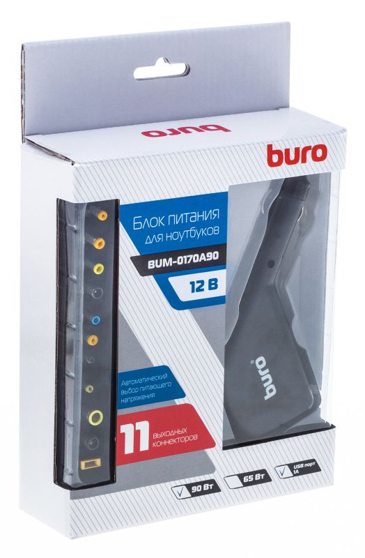 Блок питания Buro BUM-0170A90 90W