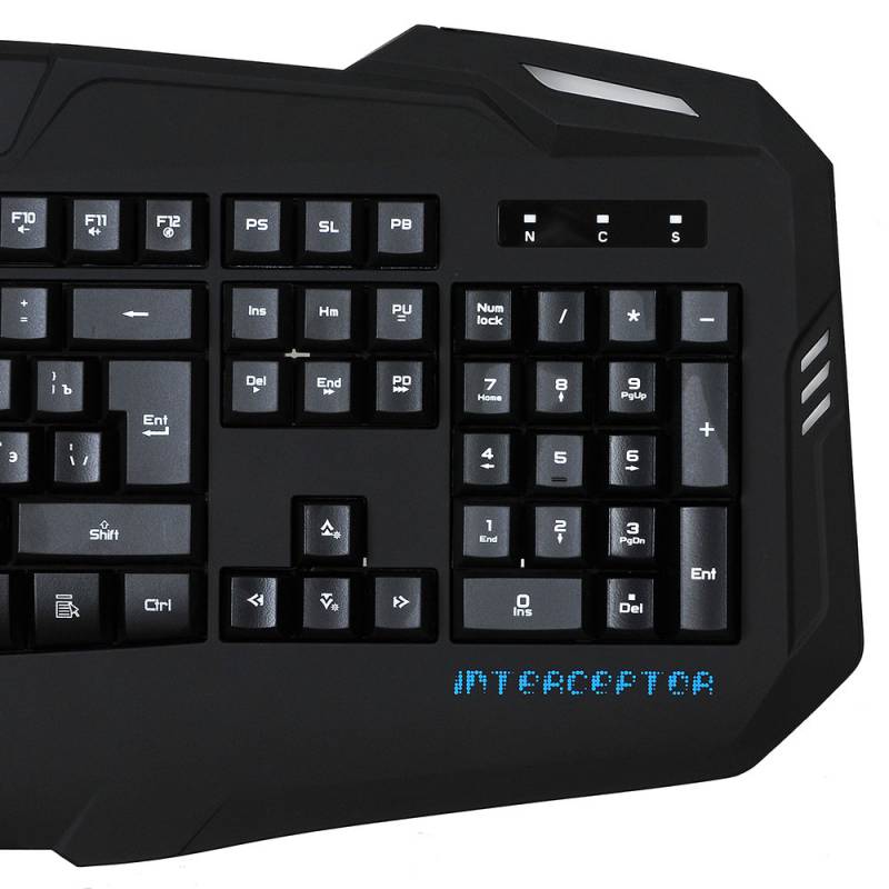 Клавиатура Oklick 730G INTERCEPTOR Черная