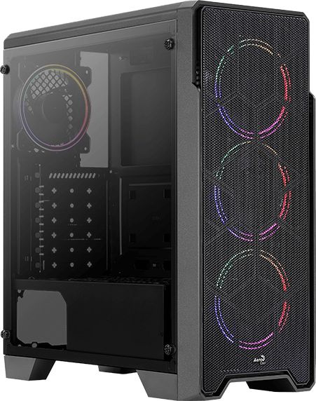 Компьютерный корпус Aerocool Ore Saturn FRGB-G-BK-V1 Черный