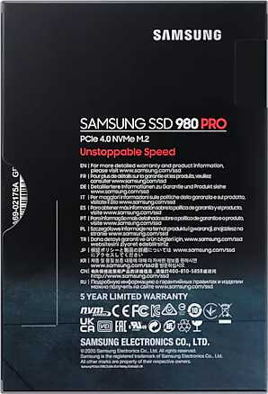 Твердотельный накопитель(SSD) Samsung 1000Gb MZ-V8P1T0BW