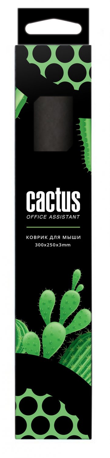 Коврик для мыши Cactus CS-MP-D01M Черный