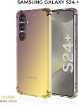 Силиконовый чехол для Galaxy S24+ Krieger Mix 1.5мм противоударный Матово-золотой