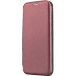 Чехол-книжка для Xiaomi Redmi 13C Fashion Case на магнитах с визитницей Темно-красный