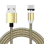 Кабель USB Type-C DC Magnetic магнитный Золотой