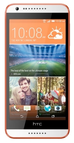 HTC Desire 620G Dual Sim Glossy White Orange