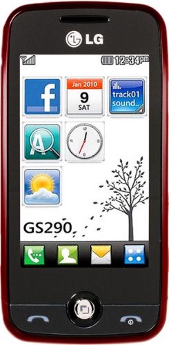 LG GS290 Wine Red