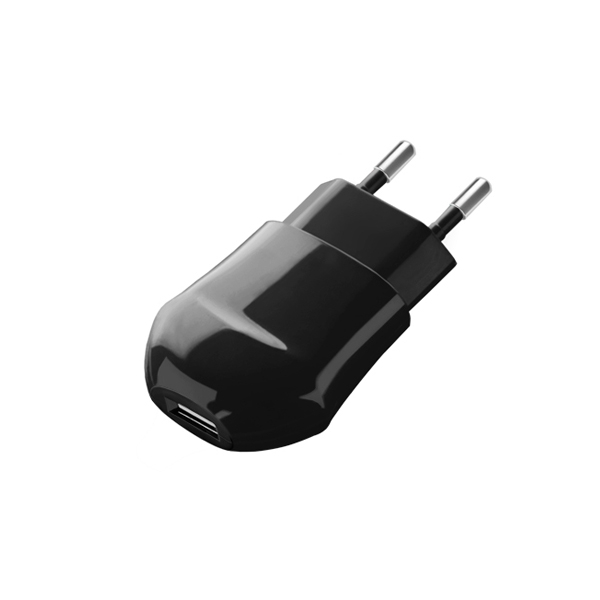 Сетевое зарядное устройство без кабеля Deppa USB 1A Black (23123)