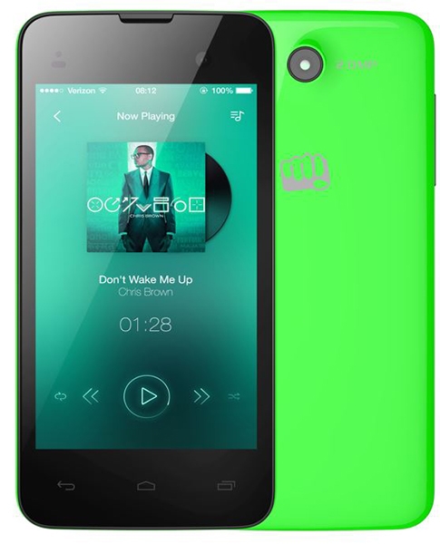 Micromax Bolt D306 Green