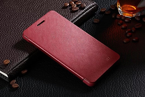 Чехол книжка для Xiaomi Mi4S Чехольчикофф Красный