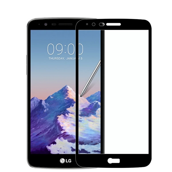 Защитное стекло для LG Stylus 3 Glass Pro Full Screen Черное