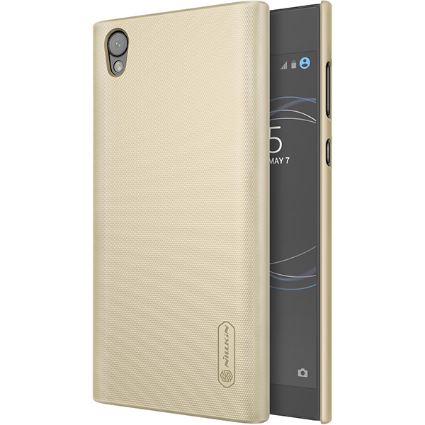 Чехол накладка для Sony Xperia L1 Nillkin Super Frosted Shield Золотой