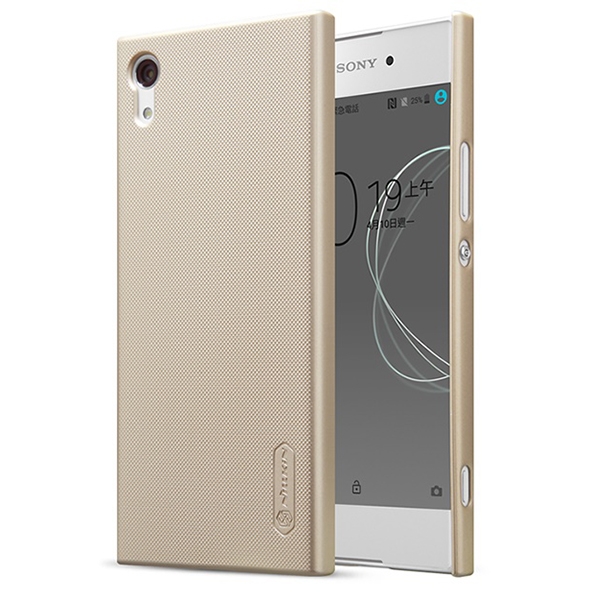 Чехол наклдака для Sony Xperia XA1 Nillkin Super Frosted Shield Золотой