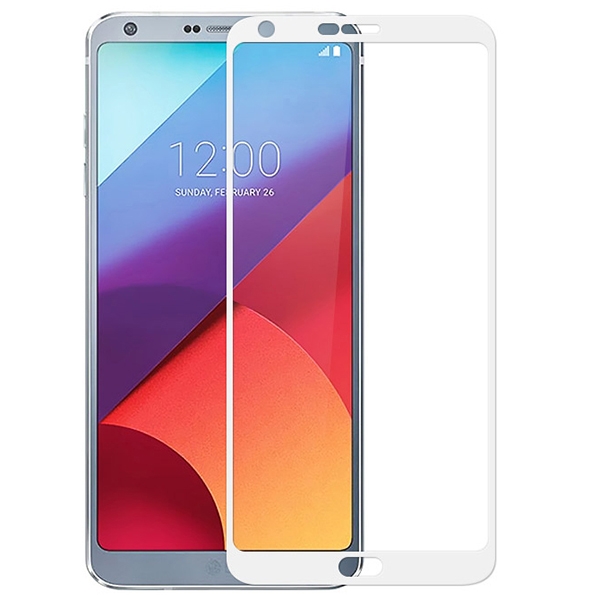 Защитное стекло для LG G6 Glass Pro Full Screen Белое