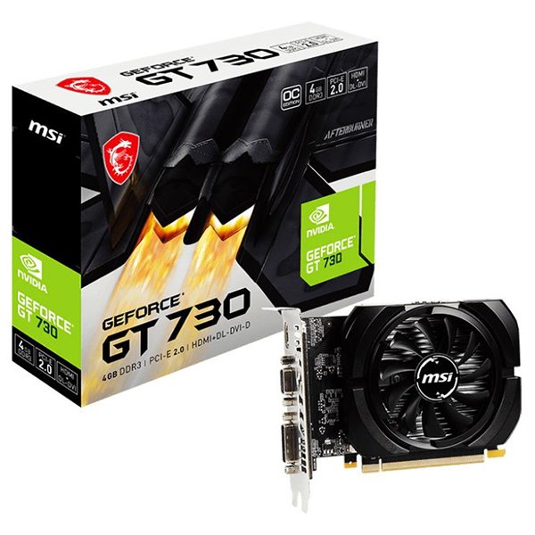 Видеокарта MSI GeForce GT 730 4Gb N730K-4GD3 OCV1